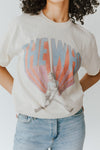 The Who Graphic Tee in Off White