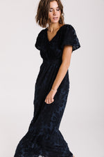 Piper & Scoot: The Theater Detail Maxi Dress in Navy