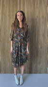 Piper & Scoot: The Wesley Midi Dress in Moody Floral