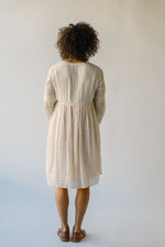 The Pascal Embroidered Dress in Cream