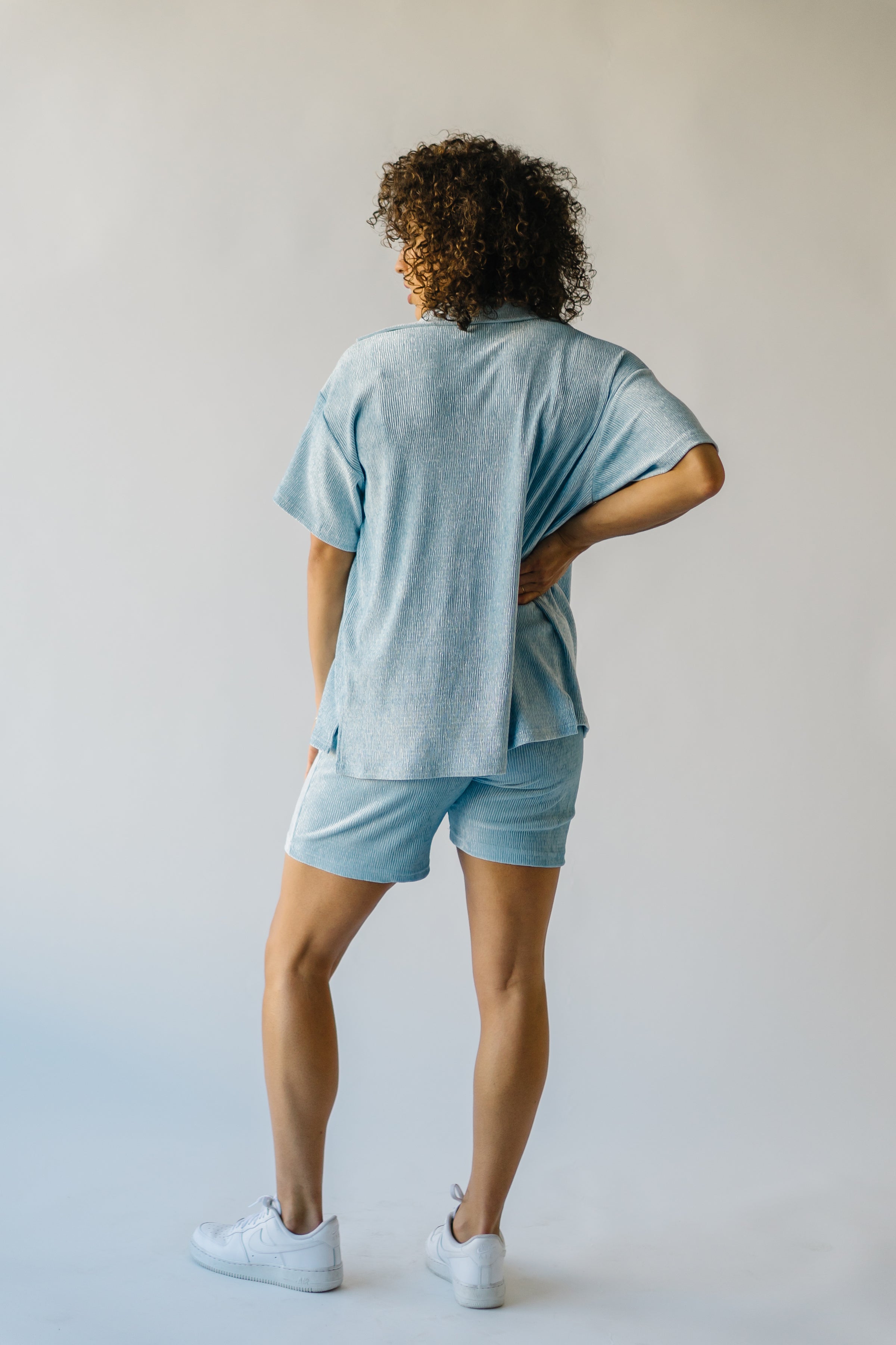 Waisted – Piper in & Shorts The High Blue Morell Velvet Scoot