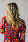 The Francesca Midi Dress in Floral Multi