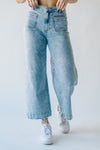 Denim: Montero Wide Leg Jean in Light Blue