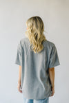The Dowan Ribbed Tee in Heather Grey