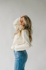 The Rawson Half Zip Pullover in Cream