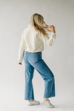 The Rawson Half Zip Pullover in Cream