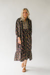 The Edmonds Patterned Dress in Black
