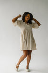 The Martinez Tie Detail Dress in Natural