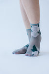SOCKS: The Rose Garden Anklet Sock in Light Blue