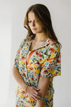 The Lively Button Up Blouse in Floral Multi