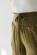 The Alva Wide Leg Pants in Olive