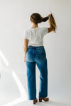 The Ramona High Rise Wide Leg Jeans in Medium Indigo