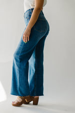 The Ramona High Rise Wide Leg Jeans in Medium Indigo