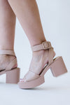 Iconoclast Platform Heel in Tan