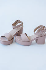 Iconoclast Platform Heel in Tan