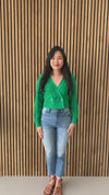Denim: Valencia High Rise Crop Straight Jean in Medium Blue