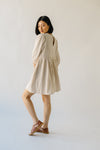 The Martinez Tie Detail Dress in Natural
