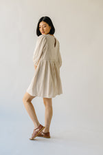 The Martinez Tie Detail Dress in Natural