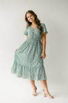 The Roderick Floral Maxi Dress in Green