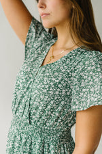 The Roderick Floral Maxi Dress in Green