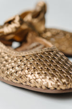 Seychelles: Art Deco Mule in Bronze
