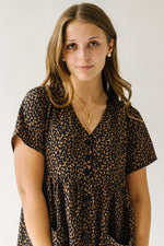 The Whitworth Button-Up Dress in Midnight