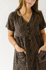 The Whitworth Button-Up Dress in Midnight