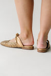 Seychelles: Art Deco Mule in Bronze