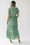 The Wheatley Tie Detail Maxi Dress in Green