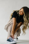 The Elwood Knit Jumpsuit in Oatmeal