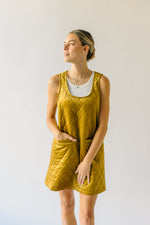 The Zoella Overall Dress in Moss