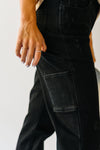 Denim: High Rise Carpenter Jean in Black