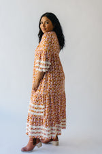 Piper & Scoot: The Soho Fringe Maxi Dress in Groovy Floral