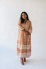 Piper & Scoot: The Soho Fringe Maxi Dress in Groovy Floral