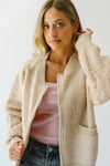 The Warren Shearline Bomber Jacket in Beige