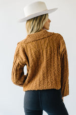 The Stewart Collared Sweater in Maple