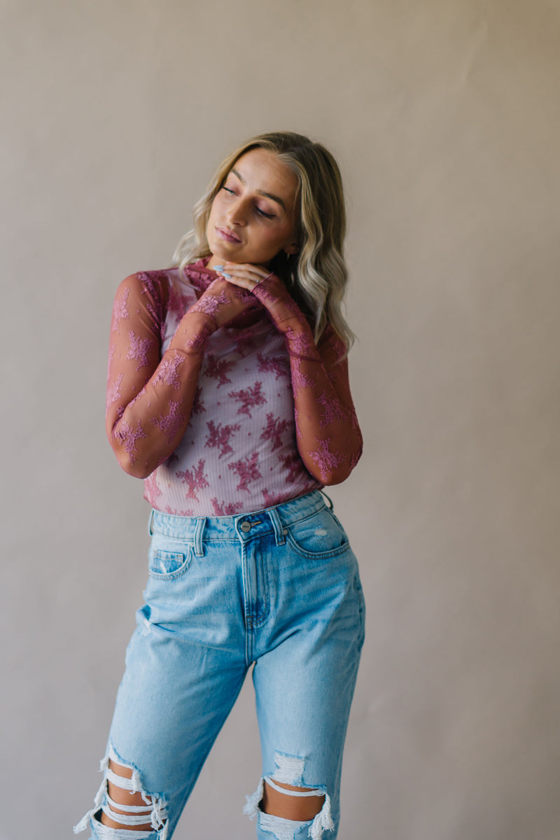 Free People: Lady Lux Layering Top in Oh Bloom