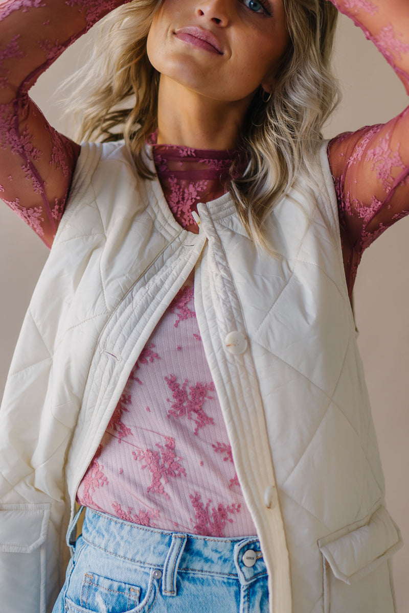 Free People: Lady Lux Layering Top in Oh Bloom