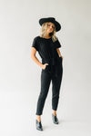 Piper & Scoot: The Bianca Cinch Jumpsuit in Black