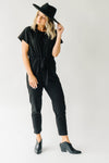 Piper & Scoot: The Bianca Cinch Jumpsuit in Black