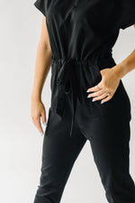 Piper & Scoot: The Bianca Cinch Jumpsuit in Black