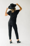 Piper & Scoot: The Bianca Cinch Jumpsuit in Black