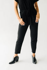 Piper & Scoot: The Bianca Cinch Jumpsuit in Black