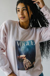 The Vogue Pullover in Light Pink