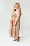 The Wexford Tank Midi Dress in Taupe