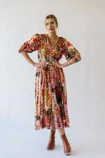 The Marlow Floral Maxi Dress in Patchwork Multi
