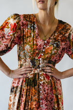 The Marlow Floral Maxi Dress in Patchwork Multi