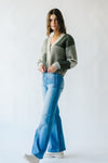 The Broman Patchwork Cardigan in Sage