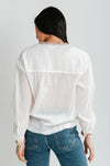 The Lundenburg Embroidered Blouse in Cream