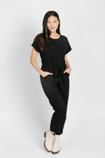 Piper & Scoot: The Bianca Cinch Jumpsuit in Black